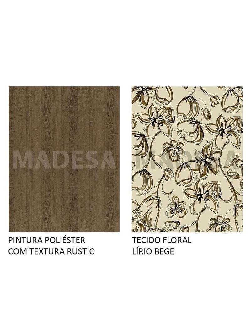 Conjunto Sala de Jantar Maya Mesa com 4 Cadeiras – Madesa