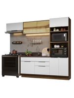 Armário De Cozinha Completa  Stella Madesa Rustic/branco