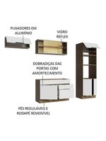 Armário De Cozinha Completa  Stella Madesa Rustic/branco