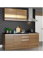 Cozinha Completa Milão com Armário e Balcão – Madesa (Sem Tampo e Pia)