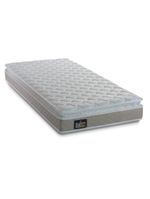 Cama Box Baú Solteiro Colchão D33 Pillow Top Millenium 88x188x57cm Bege Suporta Até 100kg Por Pessoa