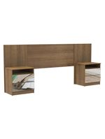Cabeceira Extensível Rustic com 2 Criados Espelho Madesa