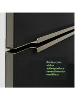 Armário De Cozinha Completa De Canto 546cm Branco preto