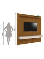 Painel Para Tv Até 75 Polegadas Ripado Impressão 3D Egeo
