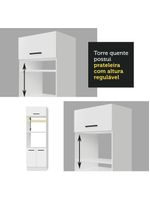 Cozinha Completa 270004 Com Armário E Balcão Branco Branco
