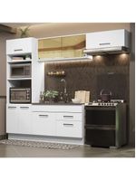 Cozinha Completa 270004 Com Armário E Balcão Branco Branco