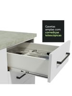 Cozinha Completa 270004 Com Armário E Balcão Branco Branco