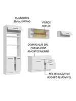 Cozinha Completa 270004 Com Armário E Balcão Branco Branco