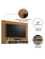 Painel Para TV Até 49" com Nicho Eros – Freijó / Off White – Notável