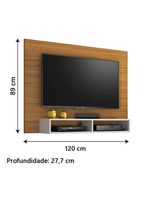 Painel Para TV Até 49" com Nicho Eros – Freijó / Off White – Notável