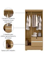 Guarda Roupas Solteiro Coimbra Atacama Aramóveis Atacama