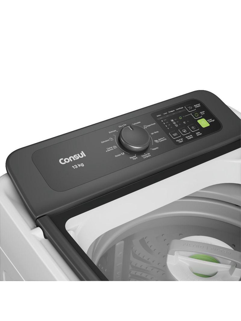 Lavadora De Roupas Modo Eco Consul 13 KG 127V Branca CWN13AB