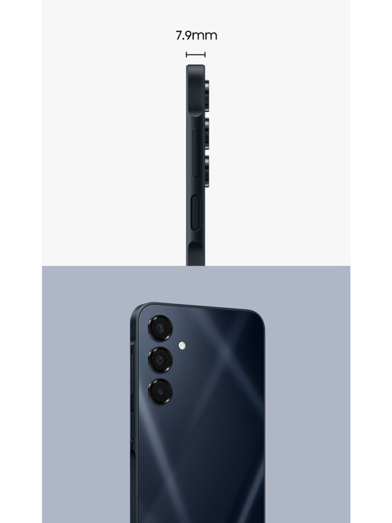 Smartphone Samsung Galaxy A16 128GB 4GB RAM Preto 6,7" Câm Tripla de até 50MP + Selfie 13MP