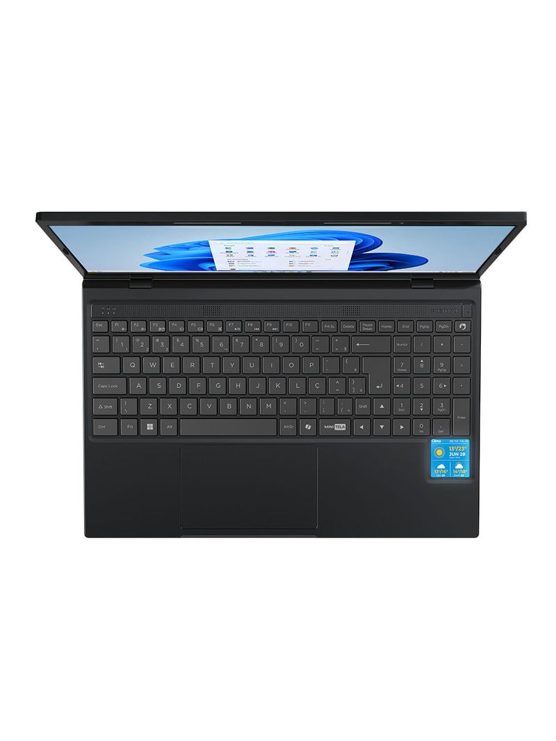 Notebook Positivo Vision C15M Intel® Celeron® N4500 Windows 11 Home 4GB RAM 128GB eMMC Tela 15" Full HD IPS - Minitela - Cinza