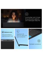 Notebook Positivo Vision C15M Intel® Celeron® N4500 Windows 11 Home 4GB RAM 128GB eMMC Tela 15" Full HD IPS - Minitela - Cinza