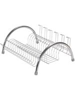 Escorredor de Pratos Fantastik Arthi 43cm Cromado com Porta-Copos