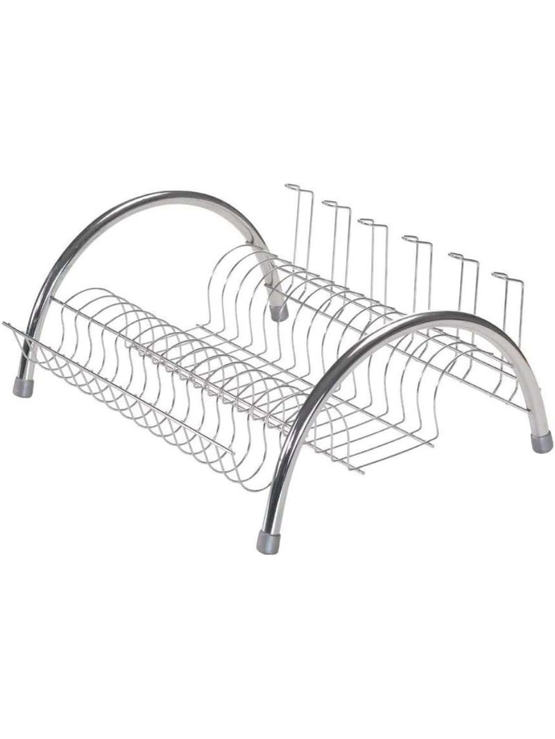 Escorredor de Pratos Fantastik Arthi 43cm Cromado com Porta-Copos