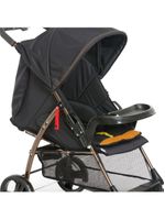 Carrinho de Bebê Galzerano San Remo de 0 meses até 15kg - Preto e Cobre
