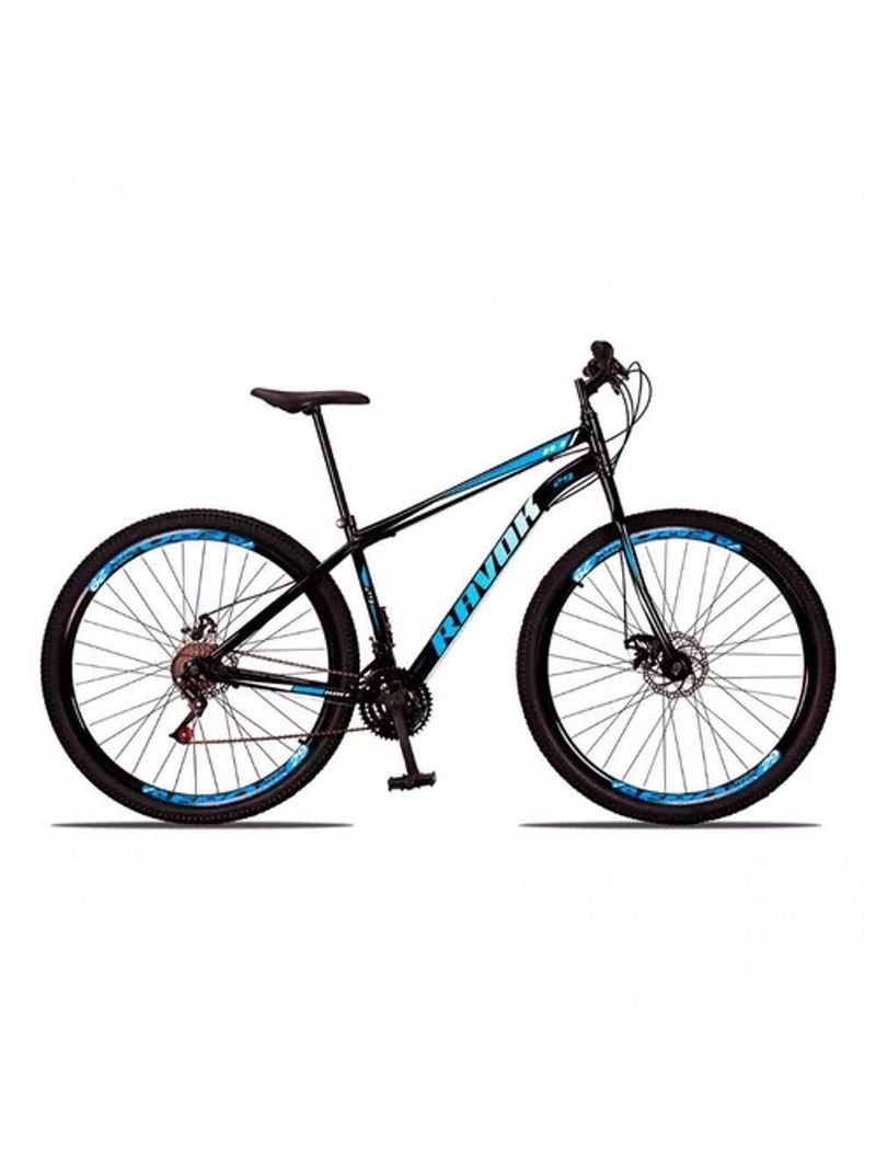 Bicicleta Aro 29 Freio A Disco Traseiro Shimano Aço 21 Velocidades Azul