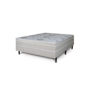 Cama Box Casal Conjugada Golden 138x188x37cm Bege - Hellen