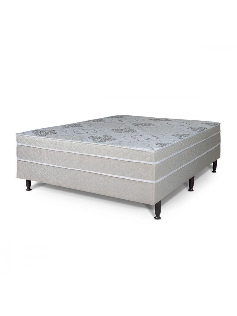 Cama Box Casal Conjugada Golden 138x188x37cm Bege - Hellen