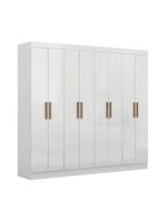 Guarda Roupas Casal 8 Portas 4 Gavetas Prime Maxel – Branco