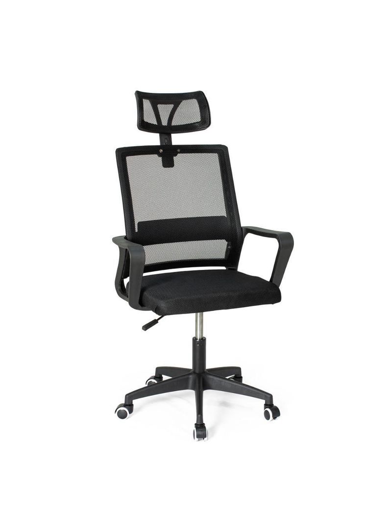Cadeira de Escritório Giratória Executiva Pro – Regulagem de Altura | Preto