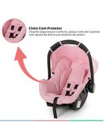 Bebê Conforto Galzerano Grid 8184 de 0 até 13kg - Rosa