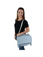 Cadeira Portátil de Alimentação Burigotto Kiwi – Baby Blue Azul (6 meses até 15 kg)