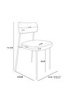 Kit 06 Cadeiras Sala de Jantar L02 Suede Verde Musgo