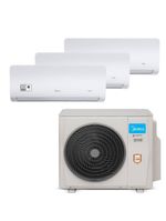 Ar Condicionado Multi Tri Split Midea Xtreme Save 27000 Btu (3x9000) Quente e Frio Inverter 220V