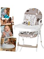 Cadeira De Alimentação Galzerano Portátil Para Bebê Alta Nick 5025 Até 23kg Panda