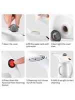 Ferro De Passar Vertical Vapor Compacto 300ml Branco