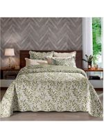 Cobre Leito Buettner King Microfibra Renove Estampado Angelus 3 Peças Bege