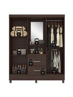 Guarda Roupa Casal Capelinha Lord Café - Demóbile