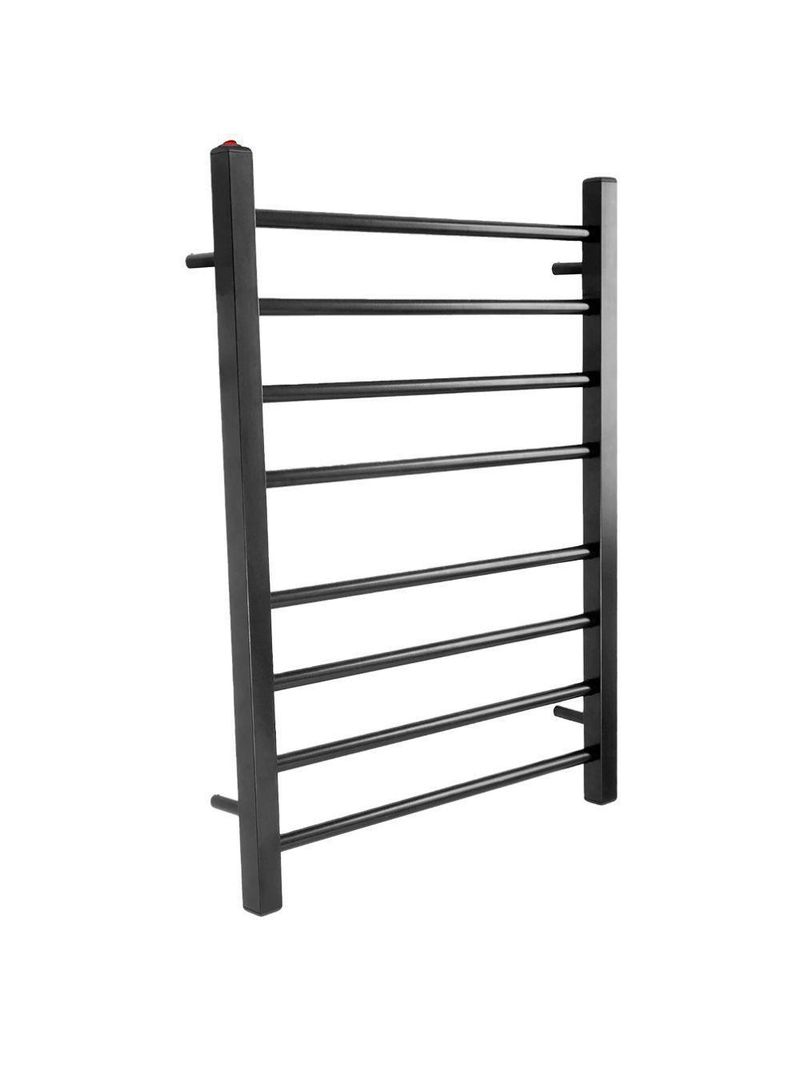 Toalheiro Térmico 2 Toalhas Com Fio Lado Esquerdo Classic Duo02b Aiello Toalheiro Duplo Preto Bivolt