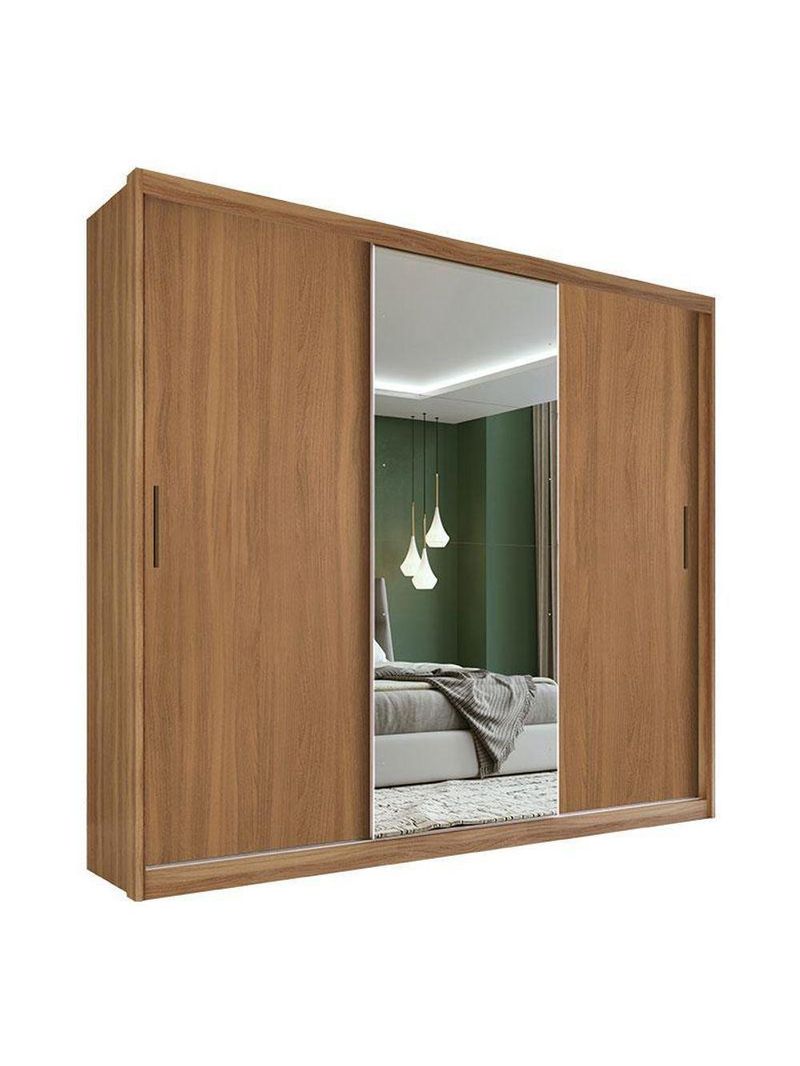 Cômoda London E Guarda Roupa Casal Dalila 32215 Amendola Off White Flex - Demóbile