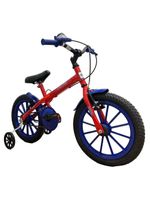 Bicicleta Bike Infantil Aro 16 Ravok com Rodinhas 3 a 7 Anos – Spider Azul