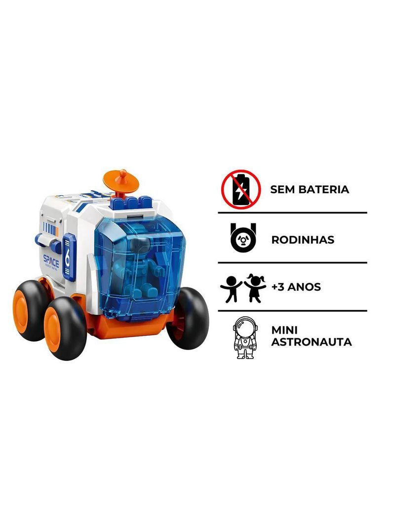 Brinquedo Carro Espacial Infantil Com Astronauta