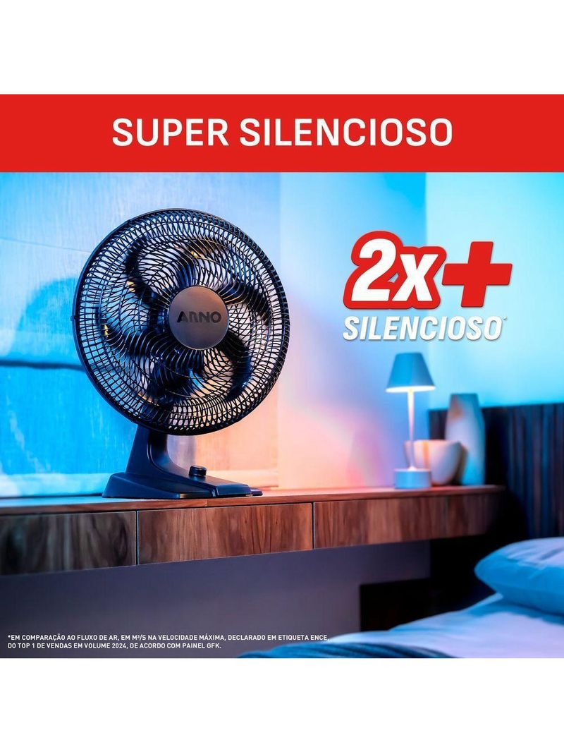 Ventilador Arno Mesa Essential 40 cm 6 Pás 220V VE2E (2720018601)