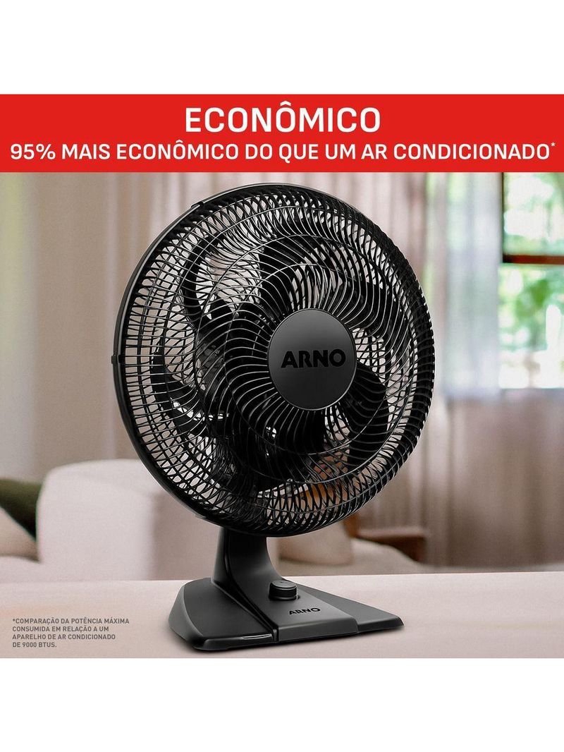 Ventilador Arno Mesa Essential 40 cm 6 Pás 220V VE2E (2720018601)