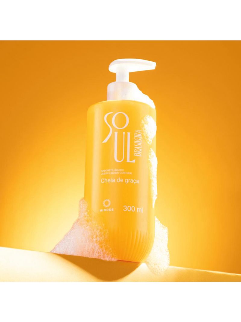 Sabonete Líquido Soul Brasileira Cheia de Graça Hinode 200ml