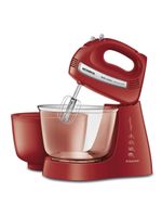 Batedeira Mondial Bella Massa Inox B-55-R – 127V – Vermelho/Inox