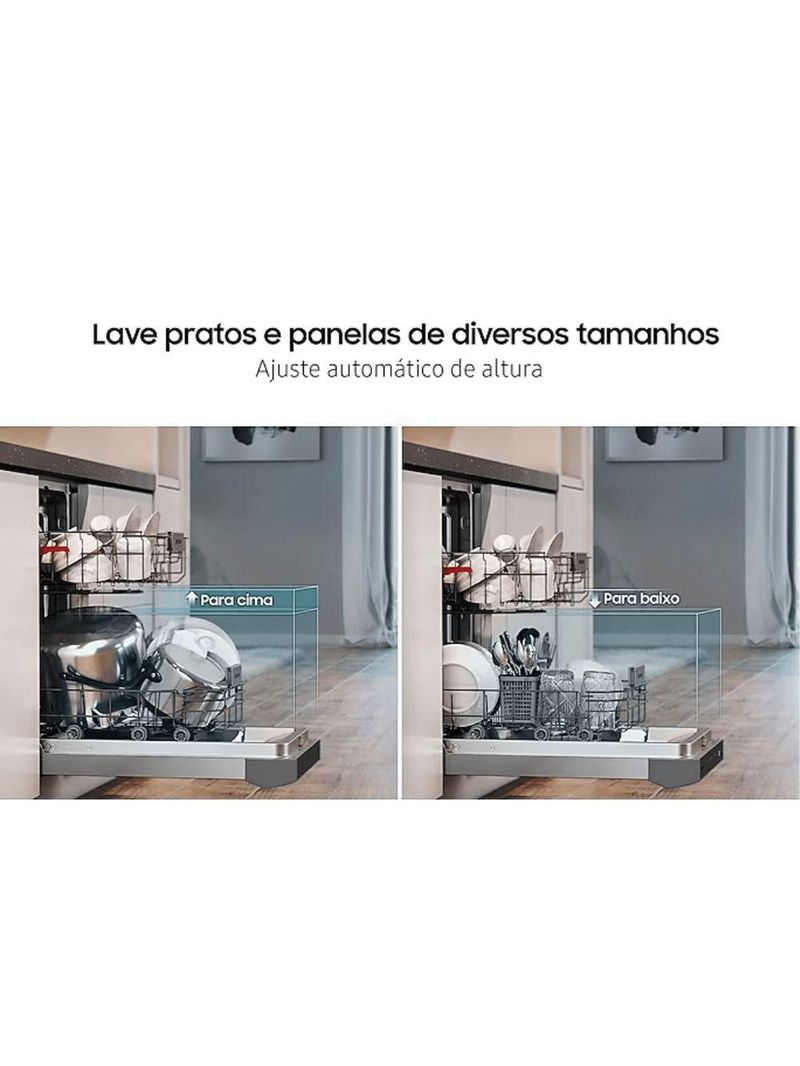 Lava-Louças Samsung Inox 10 Serviços 110V Dw50C6070Fs-Az