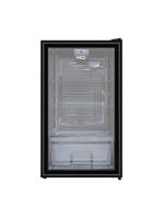 Frigobar Expositor Vertical HQ Vidro Duplo 95 Litros Preto HQ-95FBPV 220V