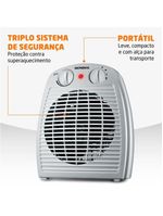Aquecedor de Ar Mondial A-08 Cinza 127V