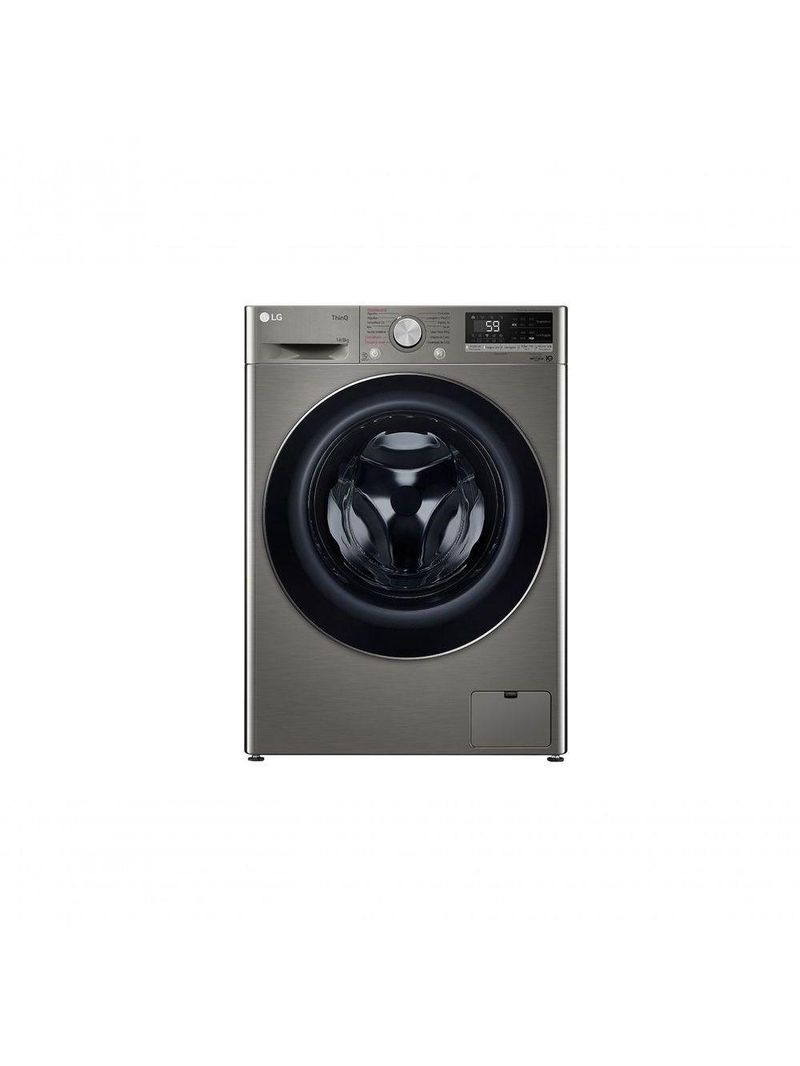 Lava e Seca Smart LG VC4 14kg Inox Look com Inteligência Artificial AI DD CV5014PC4 127V