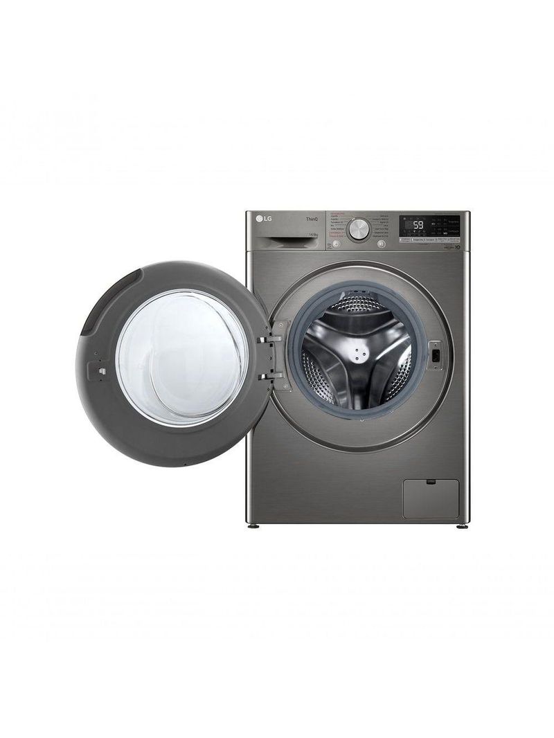 Lava e Seca Smart LG VC4 14kg Inox Look com Inteligência Artificial AI DD CV5014PC4 127V