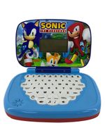 Kit Laptop Infantil Educativo Candide Sonic Bilíngue + 1 Fidget Spinner Sortido