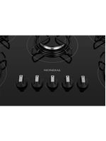 Cooktop A Gás 5 Bocas Mondial CTG-02 Preto/Prata - Bivolt